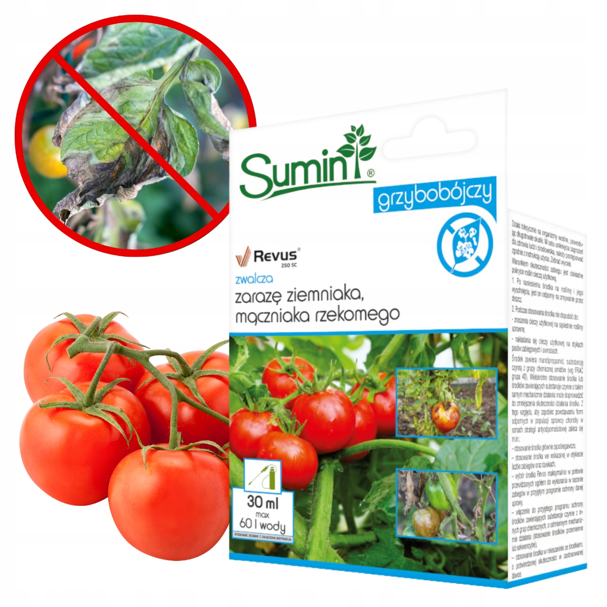 SUMIN Revus 250 SC FUNGICIDAL 30ml na 60L vody